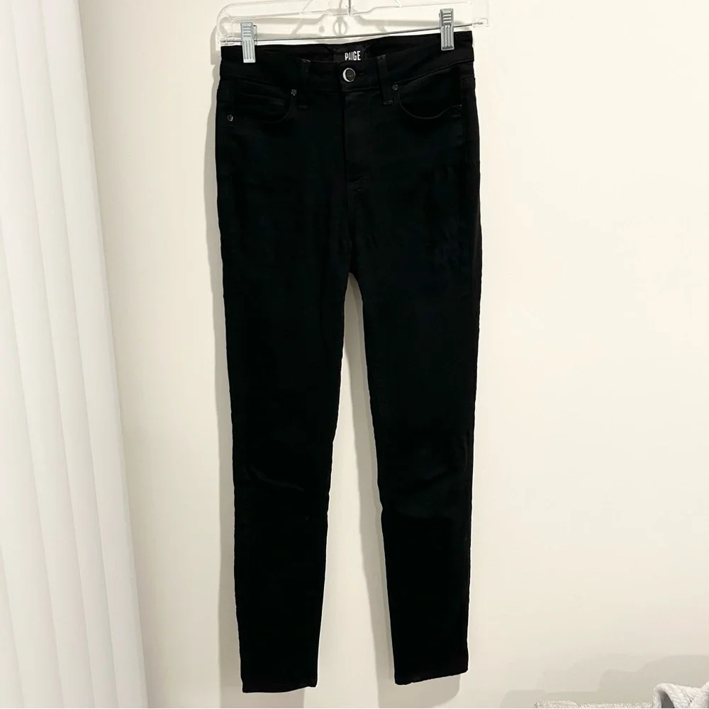 Paige Hoxton Ankle Jean Black Shadow Size 25 - Picture 5 of 13